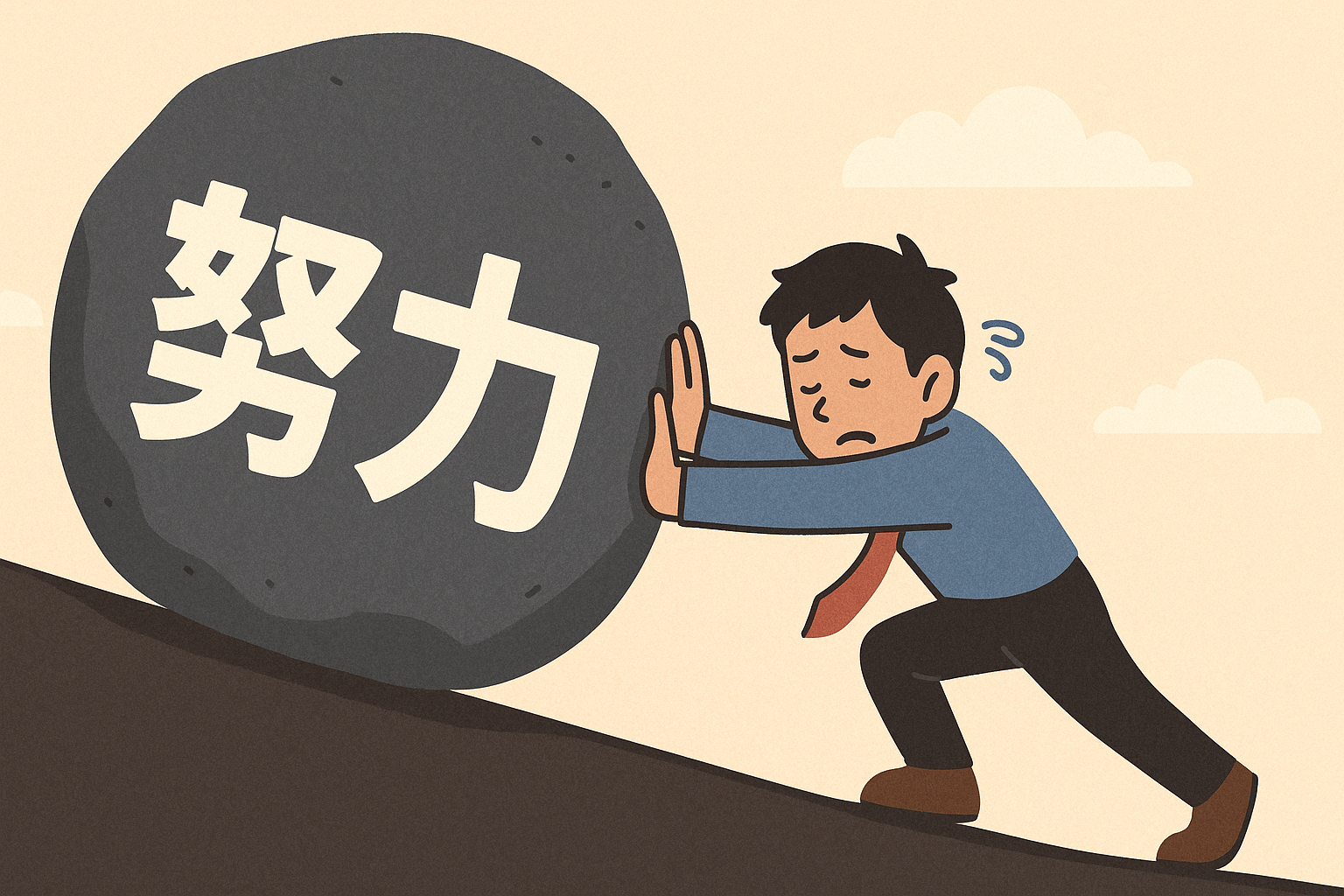 なんでも「努力」で乗り切ろうとする