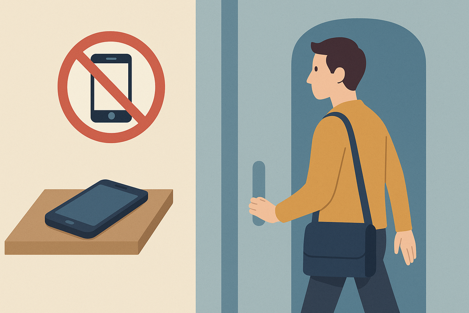スマホ禁止区域を設定する