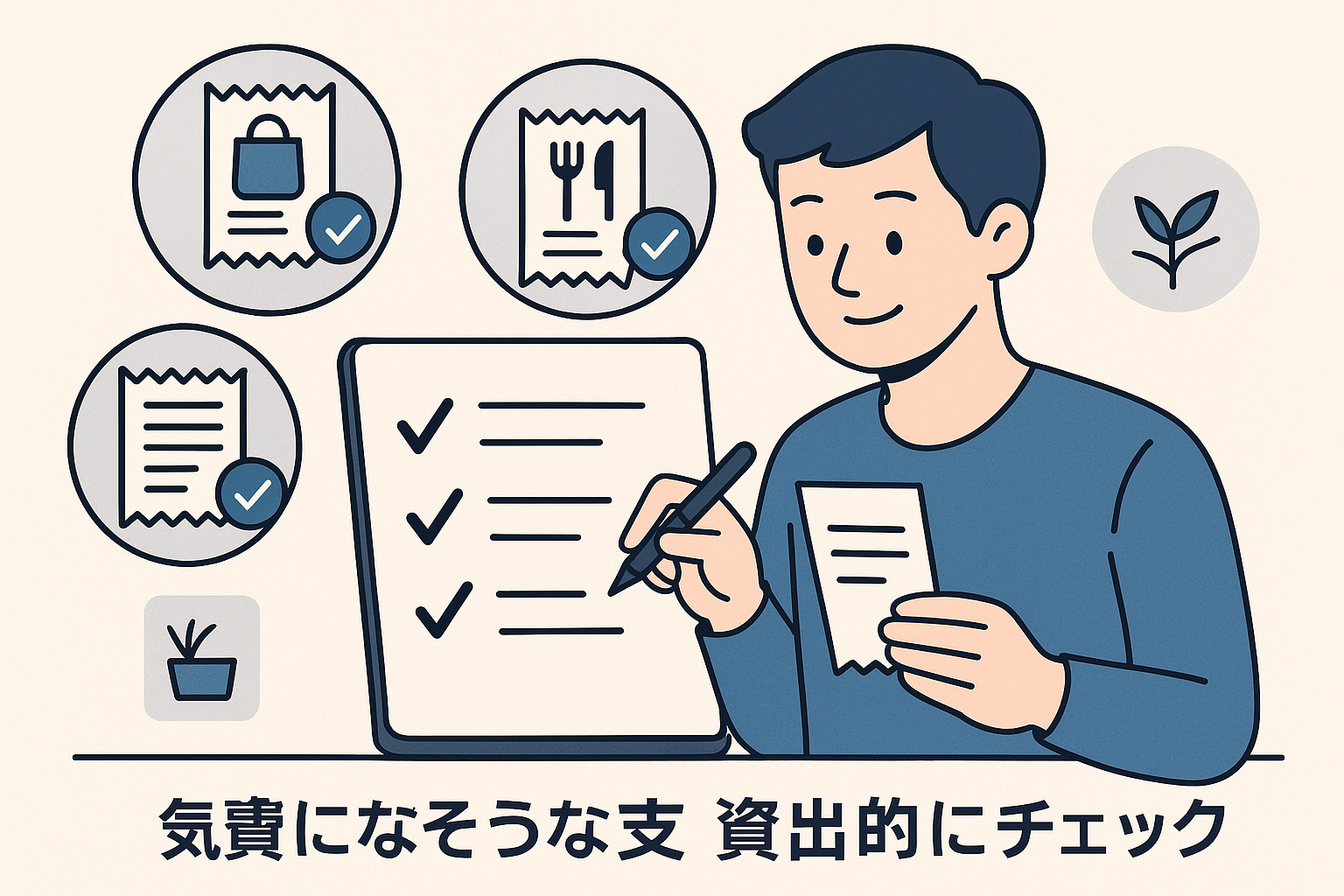経費になりそうな支出を意識的にチェック＃挿入画像