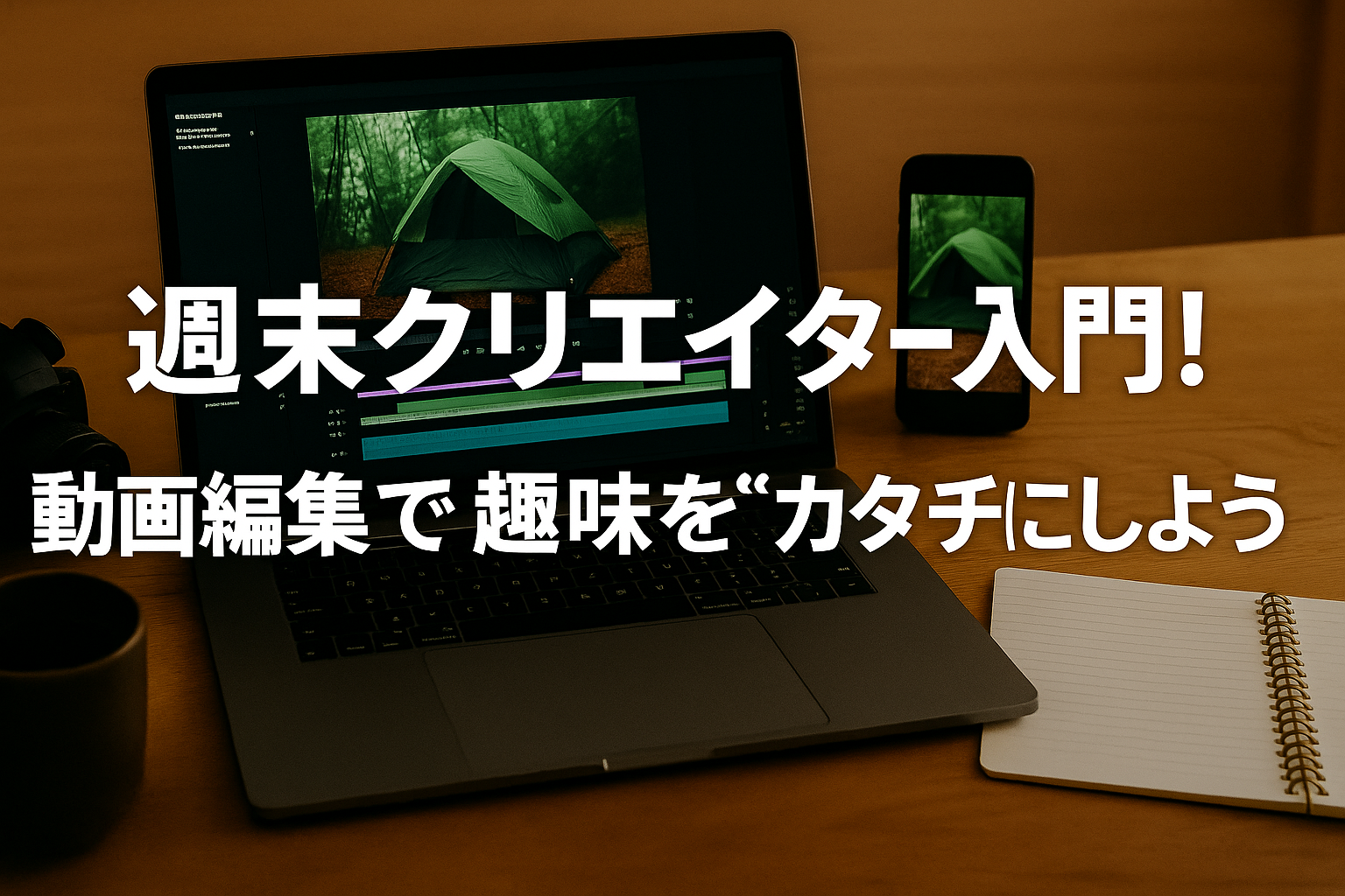 週末の趣味を“動画”に。はじめてのスマホ動画編集ガイド