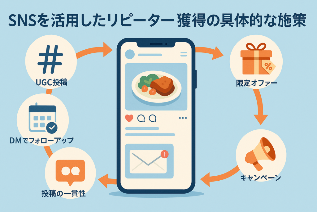 SNS活用でリピーターを増やした店舗