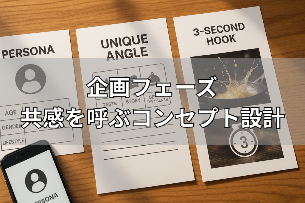 企画フェーズ：共感を呼ぶコンセプト設計