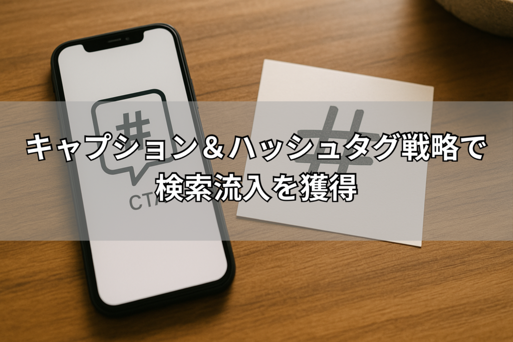 キャプション＆ハッシュタグ戦略で検索流入を獲得