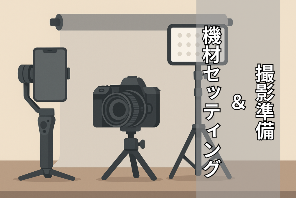 撮影準備＆機材セッティング