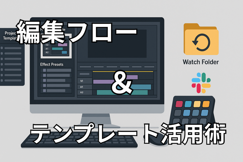 編集フロー＆テンプレート活用術